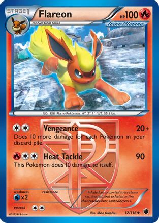 Image of Flareon (Team Plasma) 012/116  Plasma Freeze - Uncommon