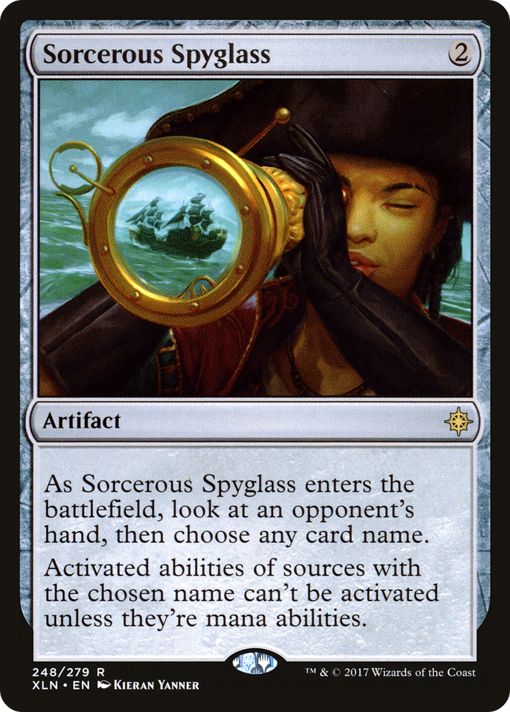 Image of Sorcerous Spyglass (XLN-248) - Ixalan