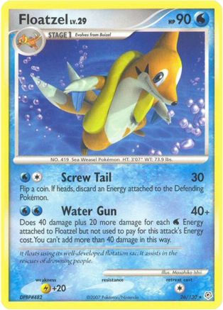 Image of Floatzel 026  Diamond and Pearl - Rare