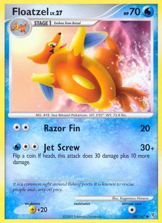 Image of Floatzel 058  Supreme Victors - Uncommon