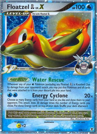 Image of Floatzel GL Lv.X 104  - Holofoil Rising Rivals - Ultra Rare