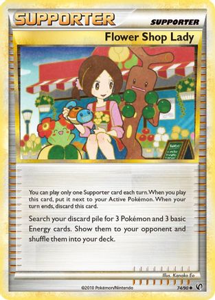 Image of Flower Shop Lady 074/90  - Reverse Holofoil Undaunted - Uncommon