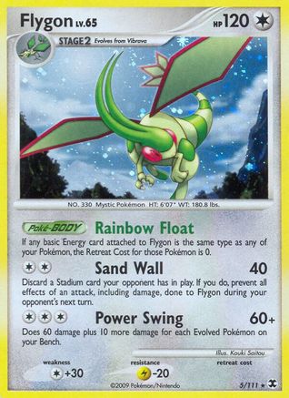 Image of Flygon 005  - Reverse Holofoil Rising Rivals - Holo Rare