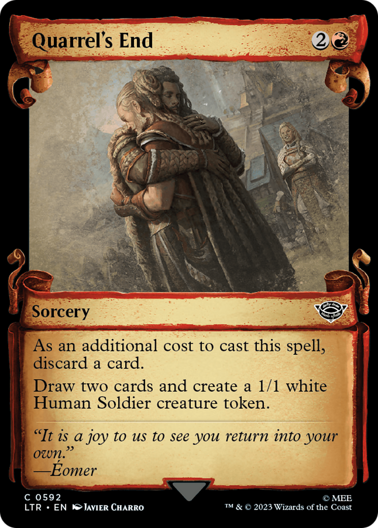 Image of Quarrel's End (Showcase Scrolls) (LTR-592) - The Lord of the Rings: Tales of Middle-earth: (Showcase)