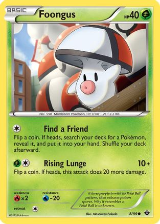 Image of Foongus 008  - Reverse Holofoil Next Destinies - Common