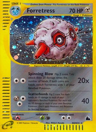 Image of Forretress (H8) 0H8  - Holofoil Skyridge - Holo Rare
