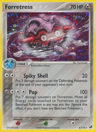 Image of Forretress 006  - Holofoil Unseen Forces - Holo Rare
