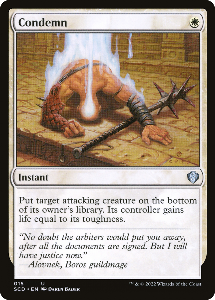 Image of Condemn (SCD-015) - Starter Commander Decks