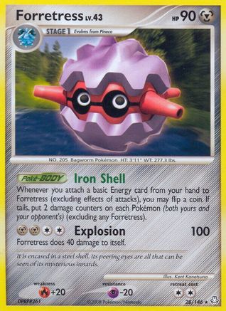 Image of Forretress 028  Legends Awakened - Rare