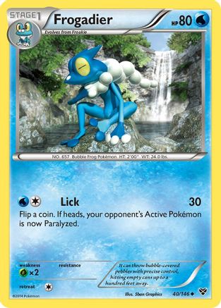 Image of Frogadier 040  XY Base Set - Uncommon