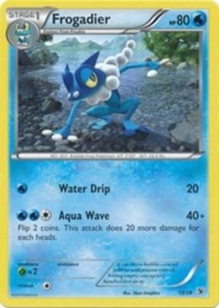 Image of Frogadier 013  - Holofoil Kalos Starter Set - Common