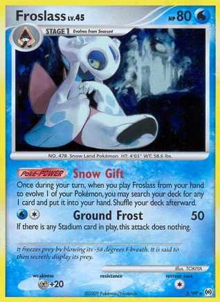 Image of Froslass 002/99  - Holofoil Arceus - Holo Rare