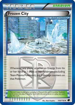 Image of Frozen City (Team Plasma) 100/116  Plasma Freeze - Uncommon