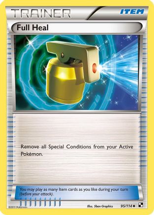 Image of Full Heal 095  - Reverse Holofoil Black and White - Uncommon