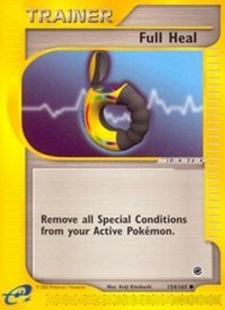 Image of Full Heal 154/165  - Reverse Holofoil Expedition - Common