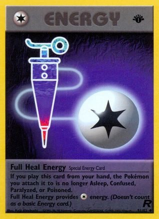 Image of Full Heal Energy 081/82  - Unlimited Team Rocket - Uncommon