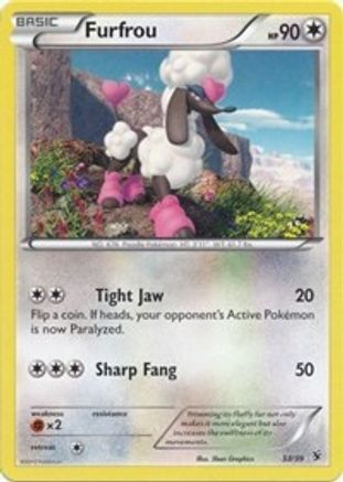 Image of Furfrou (33) 033  Kalos Starter Set - Common