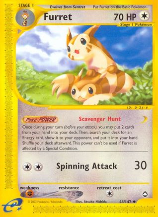 Image of Furret 048  Aquapolis - Uncommon