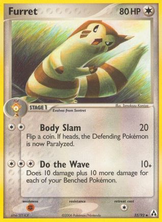Image of Furret 033/92  Legend Maker - Uncommon
