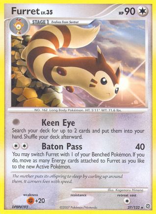 Image of Furret 027  Secret Wonders - Rare
