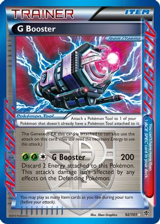 Image of G Booster (Team Plasma) 092  - Holofoil Plasma Blast - Rare Ace