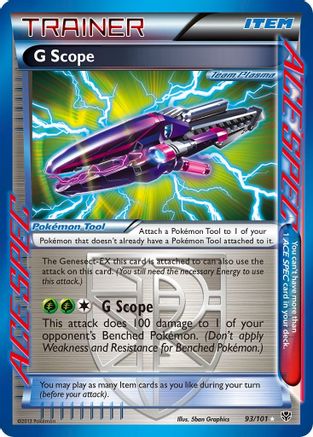 Image of G Scope (Team Plasma) 093  - Holofoil Plasma Blast - Rare Ace
