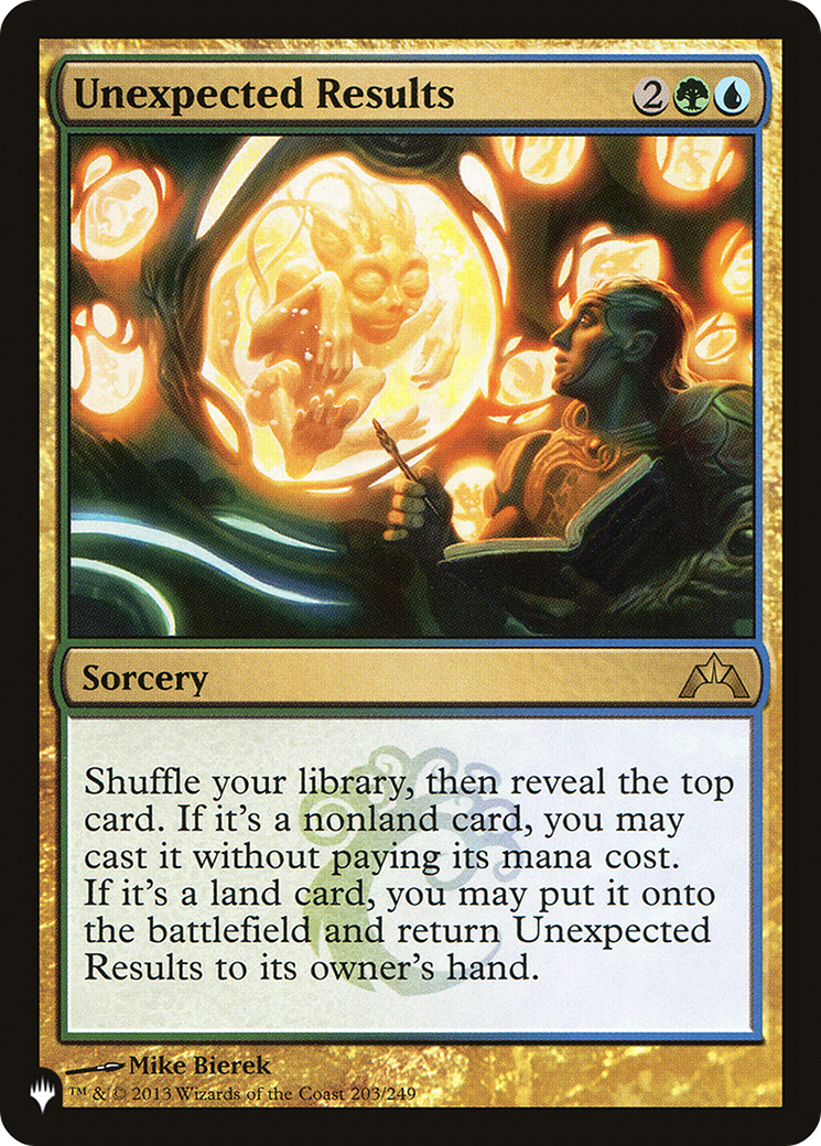 Image of Unexpected Results (LIST-203/249) - The List