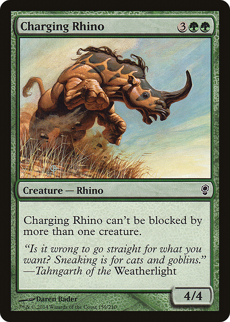 Image of Charging Rhino (CNS-159) - Conspiracy
