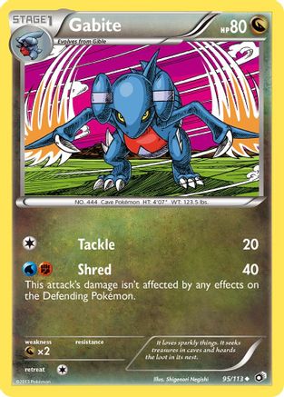 Image of Gabite 095  Legendary Treasures - Uncommon