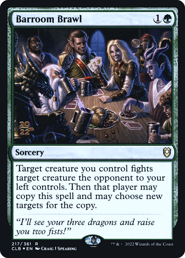 Image of Barroom Brawl (PRE-217) - Battle for Baldur's Gate Promos Foil