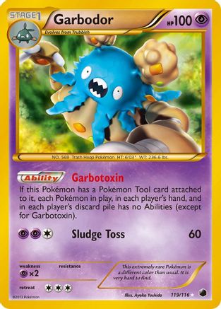 Image of Garbodor (119 Secret Rare) 119  - Holofoil Plasma Freeze - Secret Rare