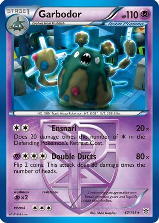 Image of Garbodor (Team Plasma) (67) 067  Plasma Storm - Rare