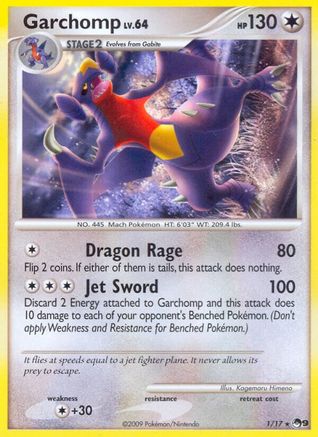 Image of Garchomp 001  POP Series 9 - Rare