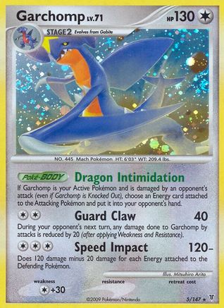 Image of Garchomp 005  - Reverse Holofoil Supreme Victors - Holo Rare