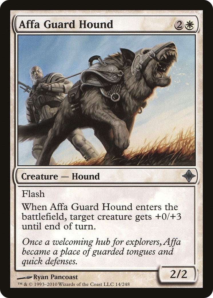 Image of Affa Guard Hound (ROE-014) - Rise of the Eldrazi Foil