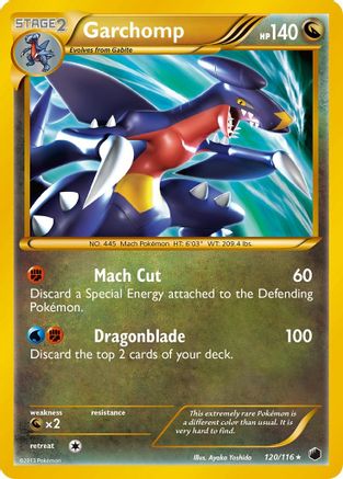 Image of Garchomp (120 Secret Rare) 120  - Holofoil Plasma Freeze - Secret Rare