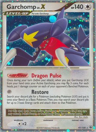 Image of Garchomp LV.X 097  - Holofoil Majestic Dawn - Ultra Rare