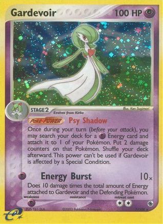 Image of Gardevoir 007/109  - Reverse Holofoil Ruby and Sapphire - Holo Rare