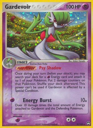 Image of Gardevoir 009/108  - Reverse Holofoil Power Keepers - Holo Rare