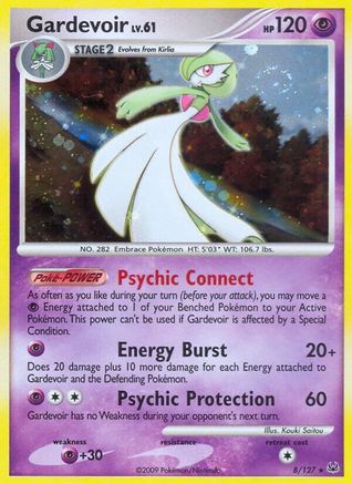 Image of Gardevoir 008  - Reverse Holofoil Platinum - Holo Rare