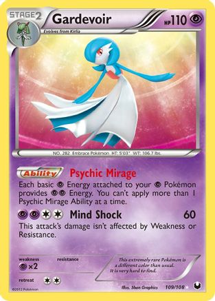 Image of Gardevoir 109  - Holofoil Dark Explorers - Secret Rare