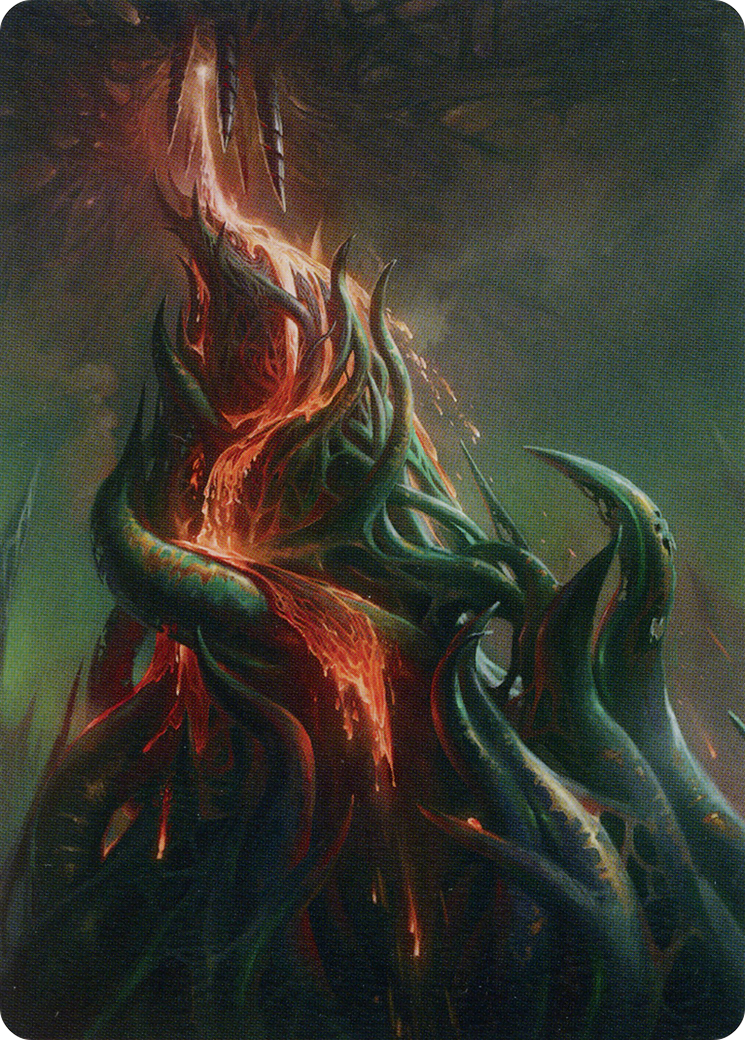 Image of Copperline Gorge // Copperline Gorge (AONE-057) - Phyrexia: All Will Be One Art Series (Borderless)