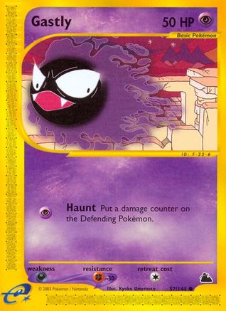 Image of Gastly 057  - Reverse Holofoil Skyridge - Common