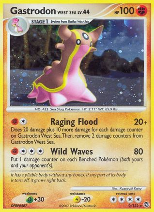 Image of Gastrodon West Sea 009  - Reverse Holofoil Secret Wonders - Holo Rare