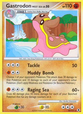 Image of Gastrodon West Sea 022  - Reverse Holofoil Rising Rivals - Rare