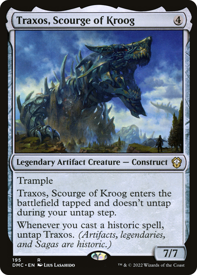 Image of Traxos, Scourge of Kroog (DMC-195) - Dominaria United Commander