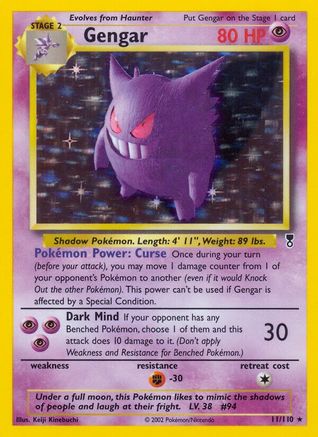 Image of Gengar 011  - Holofoil Legendary Collection - Holo Rare