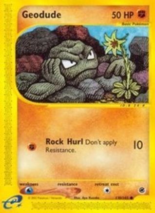 Image of Geodude 110/165  - Reverse Holofoil Expedition - Common