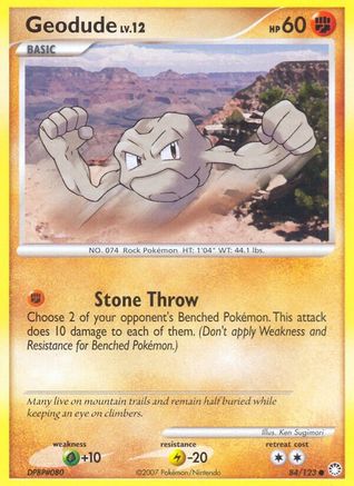 Image of Geodude 084  Mysterious Treasures - Common