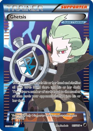 Image of Ghetsis (Team Plasma) (Full Art) 115  - Holofoil Plasma Freeze - Ultra Rare